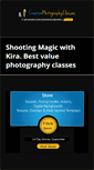 Mobile Screenshot of creativephotographyclasses.com